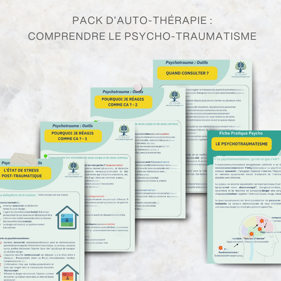 Pack d'auto-thérapie : Comprendre le psychotraumatisme